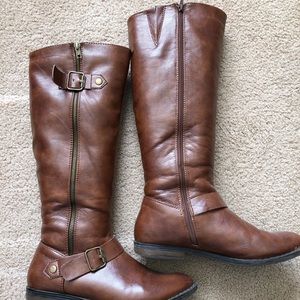Long Brown Boots